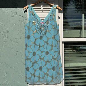 Lilly Pulitzer beaded shift dress